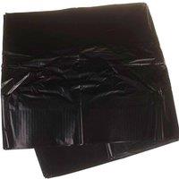 Wilsons Heavy Duty Black Sack Loose 140 Gauge 147 x 73 x 98cm 200pk | Size: 147 x 73 x 98 cm