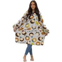 Friends Fleece Sherpa Lined Oversized Blanket Hoodie