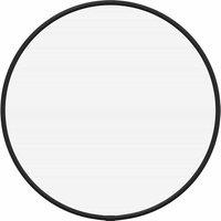 Berkfield Home Wall Mirror Black 30 cm Round