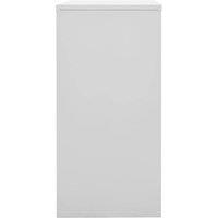 Berkfield Home Locker Cabinet Light Grey & Blue 90x45x92.5 cm Steel