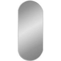 Berkfield Home Wall Mirror Silver 70x30 cm Oval