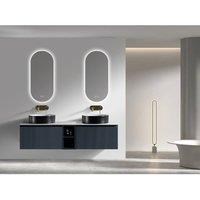 Bathroom Kingdom Flauto Midnight Wall Hung Basin Vanity 1400mm in Blue