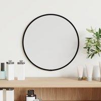 Berkfield Home Wall Mirror Black 30 cm Round