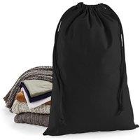 Westford Mill Men's Premium Cotton Stuff Bag in Black | Size: XS