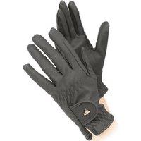 Aubrion Men's PU Riding Gloves in Black | Size: Small