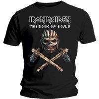 Iron Maiden Men's Axe T-Shirt in Black | Size: Medium