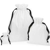 Westford Mill Men's Ribbon Cotton Drawstring in White | Size: Medium