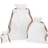 Westford Mill Men's Ribbon Cotton Drawstring in White | Size: Medium
