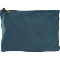 Bagbase Men's Velvet Accessory Bag in Blue | Size: Large