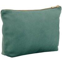 Bagbase Men's Velvet Accessory Bag in Jade | Size: Small