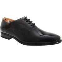 Goor Men's Patent PU With Leather Lining Lace-Up Oxford Tie Dress Shoes in Black | Size: 15