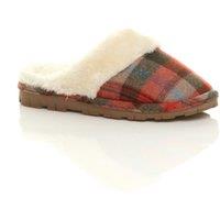 AJVANI Women's Flat Heel Slippers in Red | Size: 7
