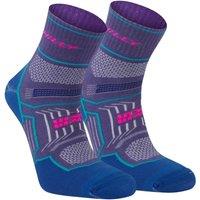 Hilly Women's Double Layered Ankle Socks in Purple | Size: 6-8