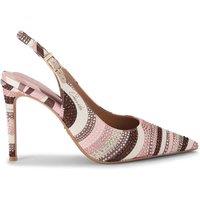 Carvela Women's 'Caramella Sling Court' Fabric Heels in Pink | Size: 5