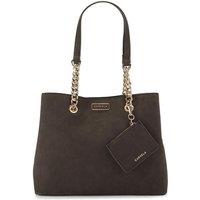 Carvela Women's 'Cammie 3' Suedette Bag in Dark Brown