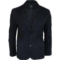 TruClothing Men's Genuine Suede Blazer Style Jacket Leather in Black | Size: Small