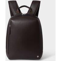 OSPREY LONDON Men's The Venture Leather Backpack in Chocolate