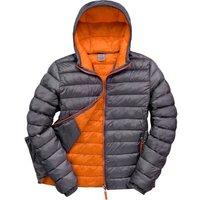 Result Men's Snow Bird Hooded Jacket in Mid Grey | Size: 2XL