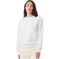 Bella + Canvas Men's Heavyweight Crew Neck Sweatshirt in White | Size: Large