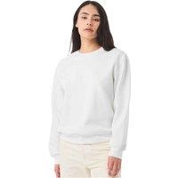 Bella + Canvas Men's Heavyweight Crew Neck Sweatshirt in White | Size: 3XL
