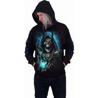 Spiral Direct Men's Dead Metal Back Print Pullover Hoodie in Black | Size: Large