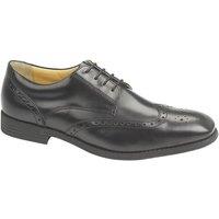 Tredflex Men's Leather High Shine Brogues in Black | Size: 8