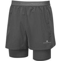 Ronhill Men's Twill Shorts in Dark Grey | Size: Medium