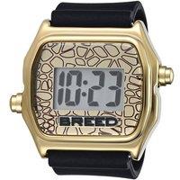 Breed Men's Austin LCD Silicone Ring Watch in Black