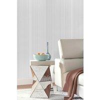 Living and Home 950cm L x 53cm W Modern Grey Non-Woven Striped Emboss Wallpaper | Size: 950 cm L x 53 cm W