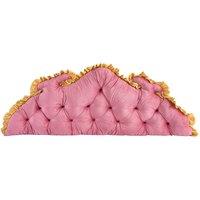 Living and Home Vintage Two-Tone Bed Headboard Pillow in Rose