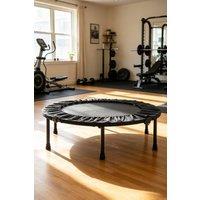 38in Trampoline Foldable Fitness Jumper for Home Gym in Black