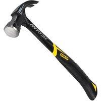 Stanley Fatmax Antivibe All Steel Curved Claw Hammer 450G (16Oz) in Black