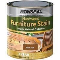 Ronseal Ultimate Protection Hardwood Garden Furniture Stain Rich Teak 750Ml