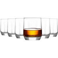 LAV Diamond Whisky Glasses - 215ml - Clear - Pack of 12