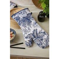 Ulster Weavers 'Willow Toile' Trees Print Gauntlet Oven Glove in Blue