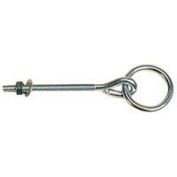 Stubbs Threaded Tie Ring 11cm in Silver