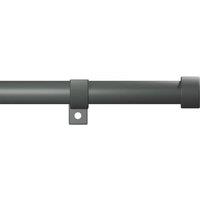Blinds Outlet Metal extendable curtain pole in Grey | Size: 220 cm