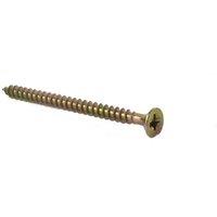 Picardy Multi Purpose Screw ZYP (Box of 100) 4.5 x 60mm in Yellow
