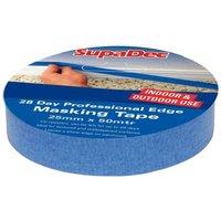 SupaDec 28 Day Professional Edge Masking Tape 25mm in Blue
