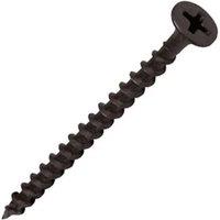 Picardy Phosphate Drywall Screws (Pack Of 100) 0.42 x 7.5cm in Black | Size: 0.42 x 7.5 cm