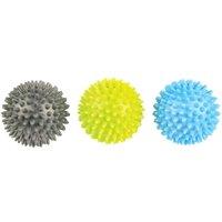 Fitness Mad Spiked Massage Balls (Pack of 3) in Mid Grey