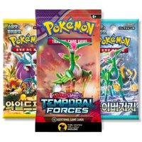 That Chunky Yellow Mouse Pokemon Temporal Forces Mixed Booster Bundle 1 English & 2 Korean packs