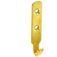 Securit Brass Plated Picture Hooks Pack of 2 in Gold