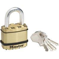 Master Lock Excell Brass Finish Padlocks
