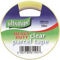 Ultratape Heavy Duty Clear Parcel Tape 48mm x 50m
