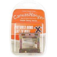X Canvas Hangers Brass Plated 4pk