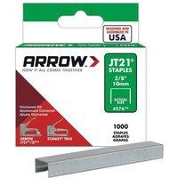 Arrow JT21 Staples 10mm 3 8" 1000pk