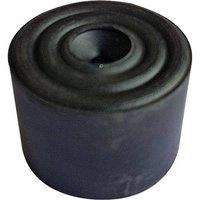 Universal Textiles Giant Solid Rubber Door Stop Black 2"