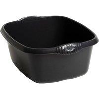 Casa Rectangular Washing Up Bowl Midnight Black 39cm