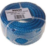 Universal Textiles 6mm Blue Poly Rope Handy Coil 30m